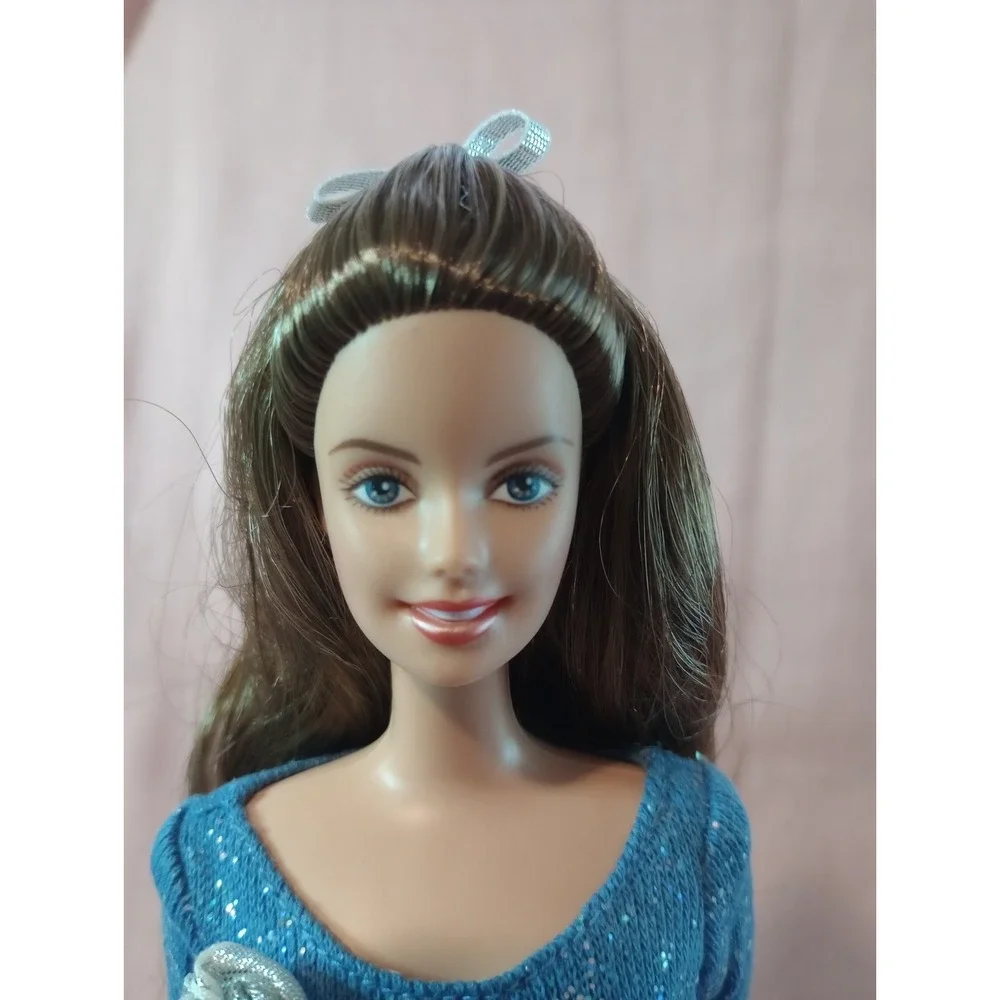 1999 Barbie Little Debbie 40th Anniversary Doll Blue Gown Purse Shoes Mattel